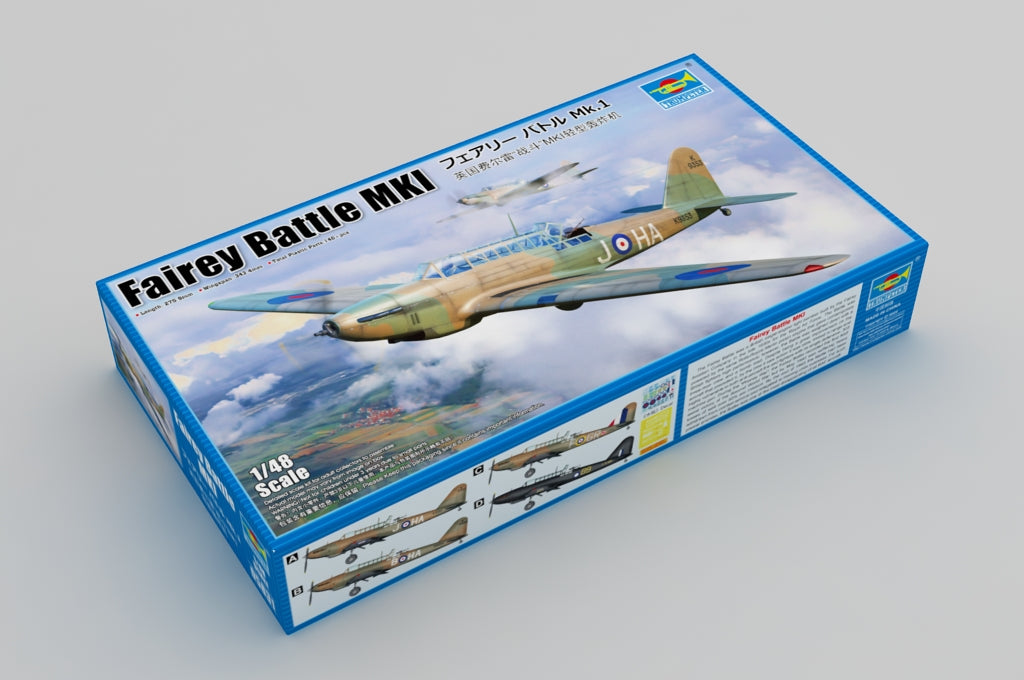 Trumpeter 1:48 Scale Fairey Battle Mk.I 05831 Plastic Model Kit
