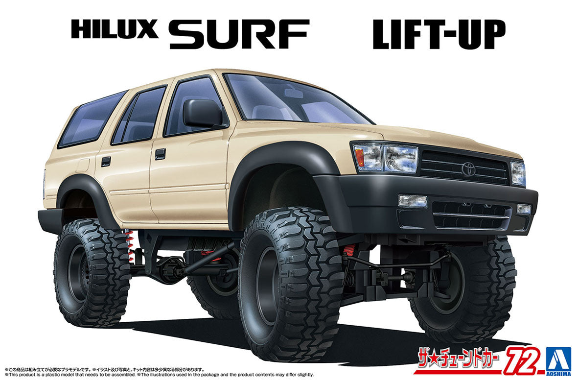 Aoshima 1/24 Tuned Car VZN130G Hilux Surf Lift-up '91 (Kit 069912)