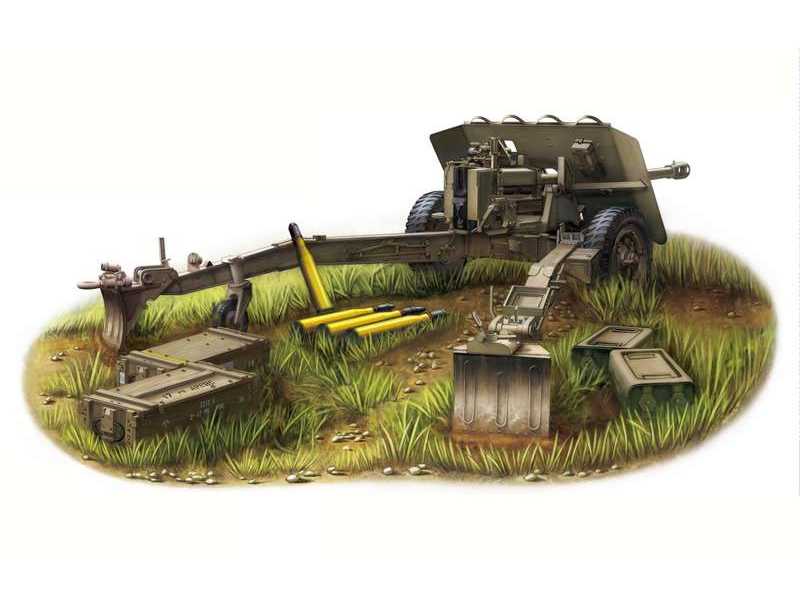 Bronco 1:35 scale British 17pdr Anti-tank gun Mk.I 35024 plastic model