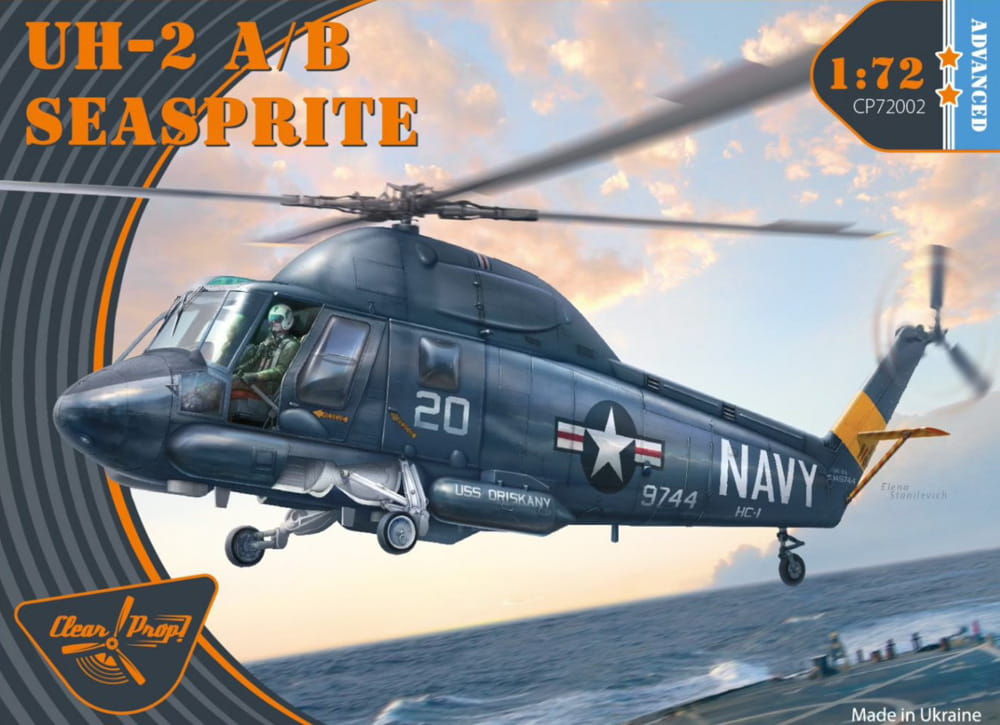 Clear Prop 1:72 scale UH-2A/B Seasprite 72002 scale model kit