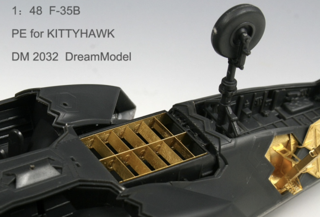 DreamModel ResKit PE Set for F-35B Kitty Hawk 1/48 Scale DM2032 NZ Stock