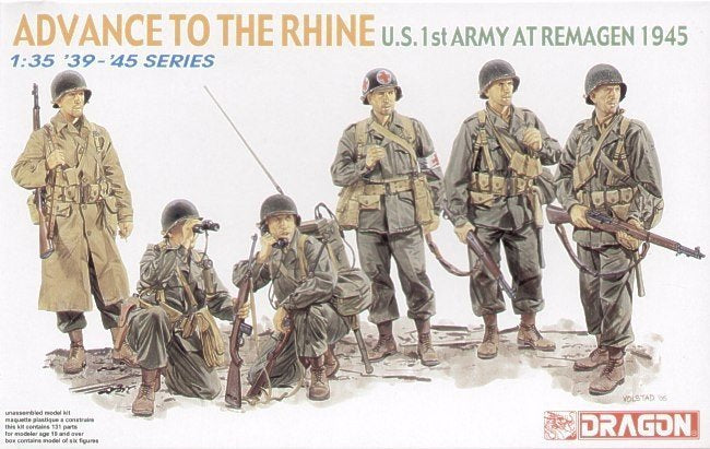 Dragon 1/35 U.S. 1st Army at Remagen 1945 Kit No. 6271