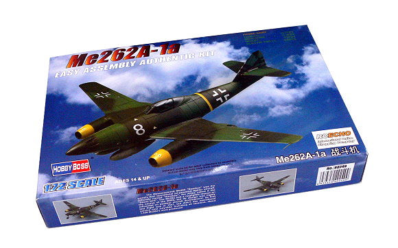 HobbyBoss 1/72 Me 262A-1a Easy Assembly WWII Jet Fighter (No. 80249)