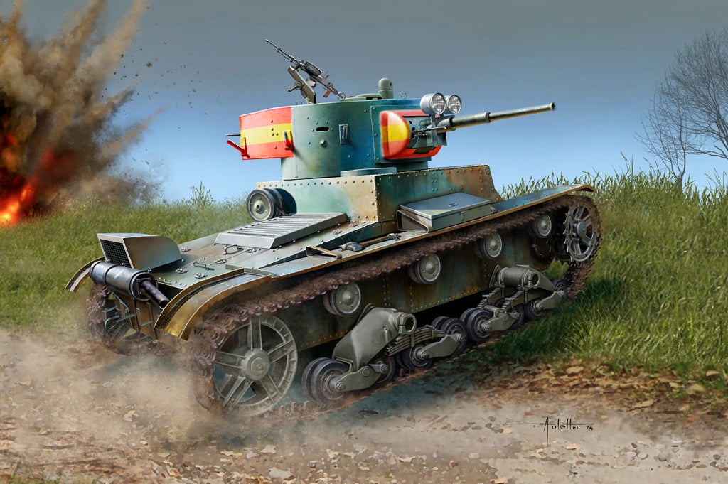 HobbyBoss 1/35 Soviet T-26 Light Infantry Tank Mod. 1936/1937 (No. 83810)