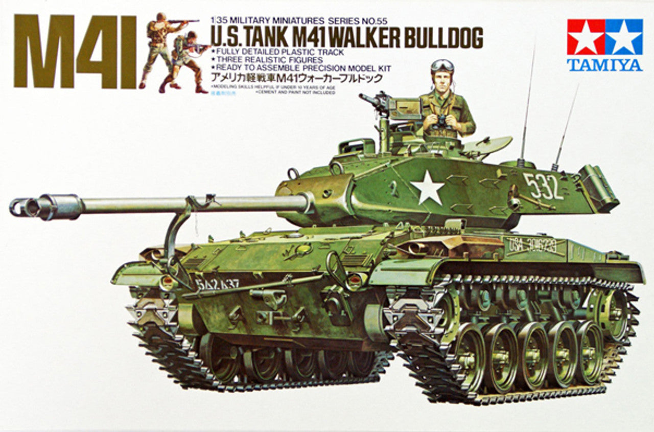 Tamiya 1/35 U.S. Tank M41 Walker Bulldog (No. 35055)