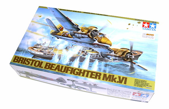 Tamiya 1/48 Scale Bristol Beaufighter Mk.VI WWII British Twin-Engine Fighter Model Kit 61053