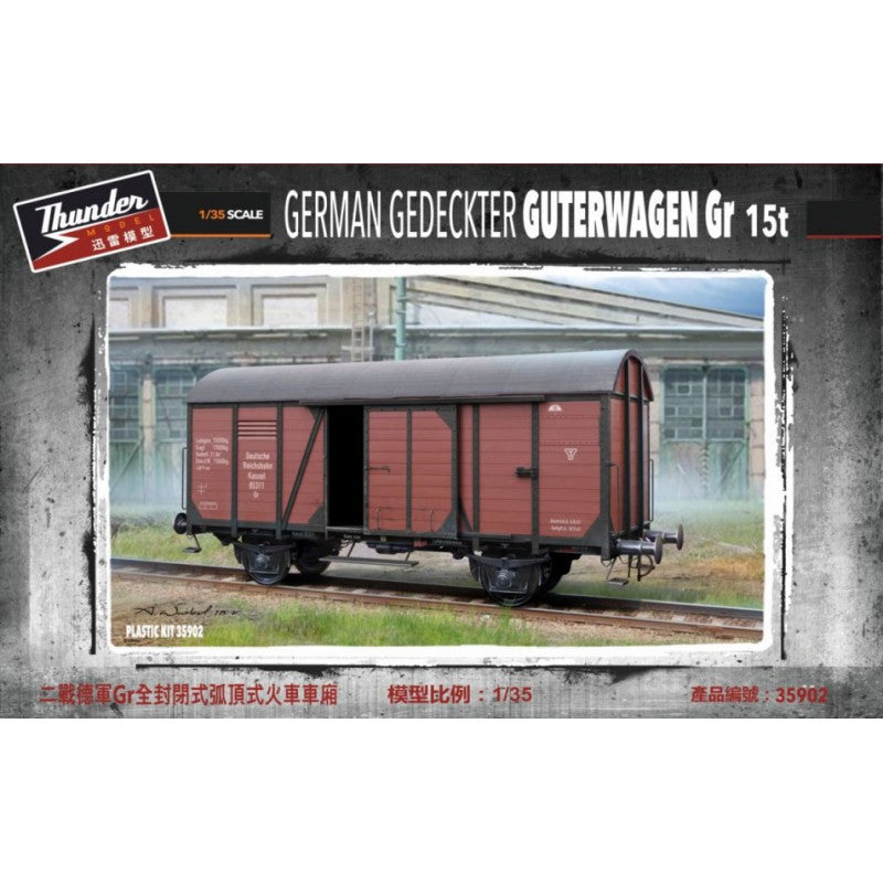 Thunder Model 1/35 German Güterwagen Gr Freight Car | No. 35902