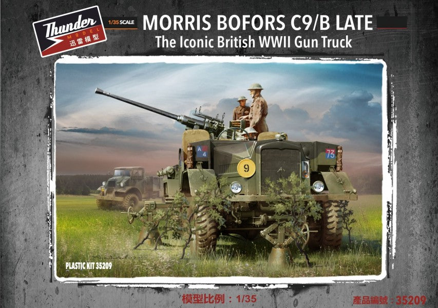 Thunder Model 1/35 Morris Bofors C9/B Late Variant Gun Truck | No. 35209