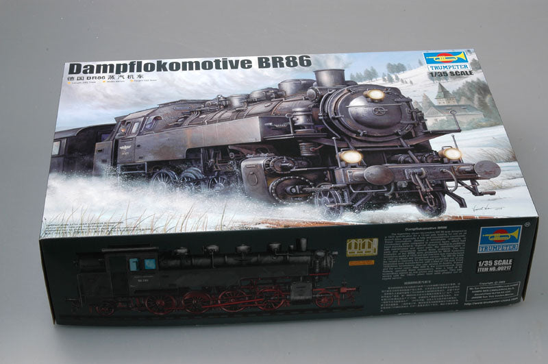 Trumpeter 1/35 Scale BR86 Steam Locomotive Plastic Model 00217 NZ Stock