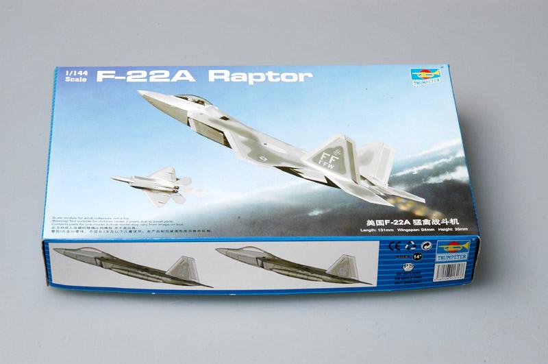 Trumpeter 1/144 F-22A Raptor 01317 USAF Stealth Air Superiority Fighter Aircraft Model Kit NZ Stock