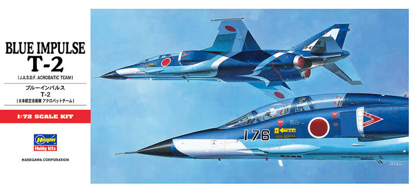 Hasegawa 1/72 Blue Impulse T-2 JASDF Acrobatic Team 00335 Model Kit NZ Stock