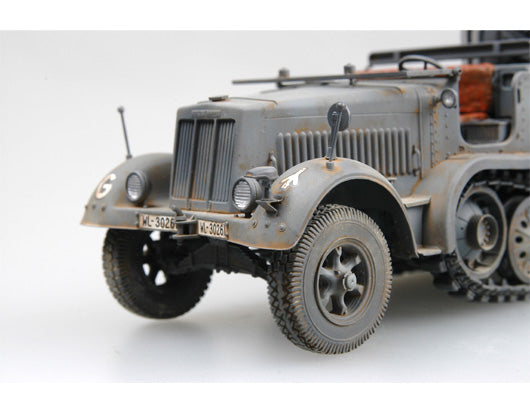 Trumpeter 1/35 Scale German 2cm Flakvierling 38 auf Selbstfahrlafette (Sd.Kfz.7/1 Early) w/ Sd.Anhanger 51 01523 Plastic Model Kit NZ Stock