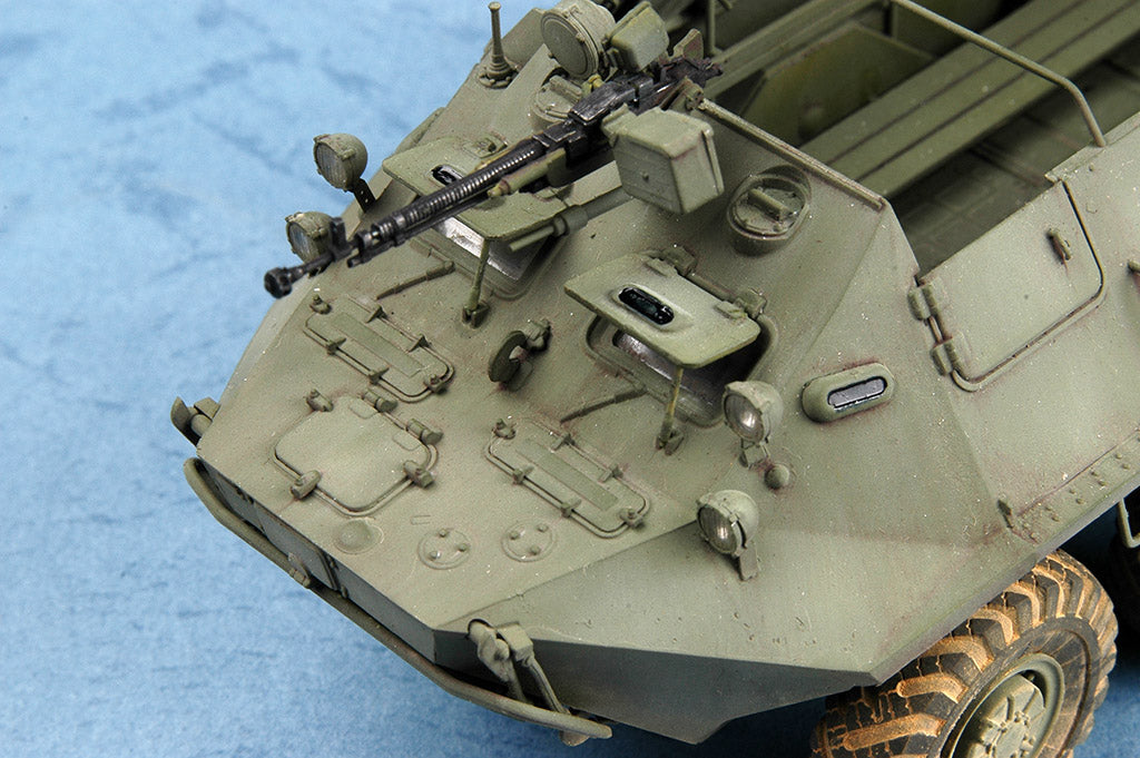 Trumpeter 1/35 Russian BTR-60P APC 01542 Soviet 8x8 Amphibious Armoured Personnel Carrier Military Vehicle Plastic Model Kit NZ Stock