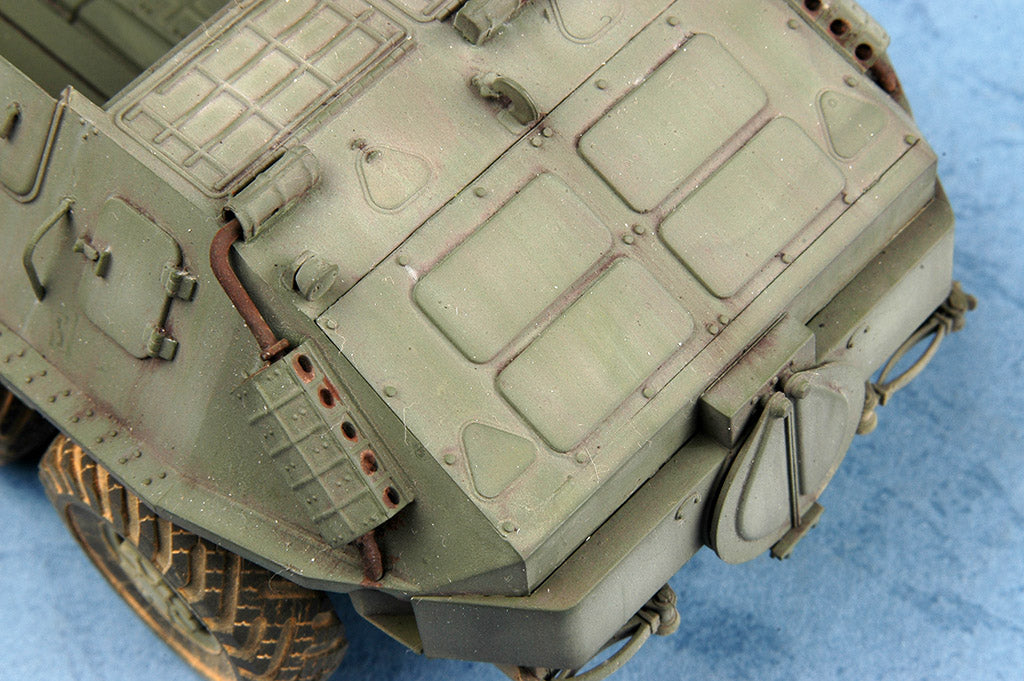 Trumpeter 1/35 Russian BTR-60P APC 01542 Soviet 8x8 Amphibious Armoured Personnel Carrier Military Vehicle Plastic Model Kit NZ Stock