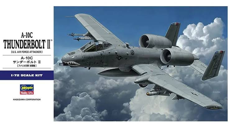 Hasegawa 1/72 A-10C Thunderbolt II 01573 U.S. Air Force Attack Aircraft Model Kit NZ Stock