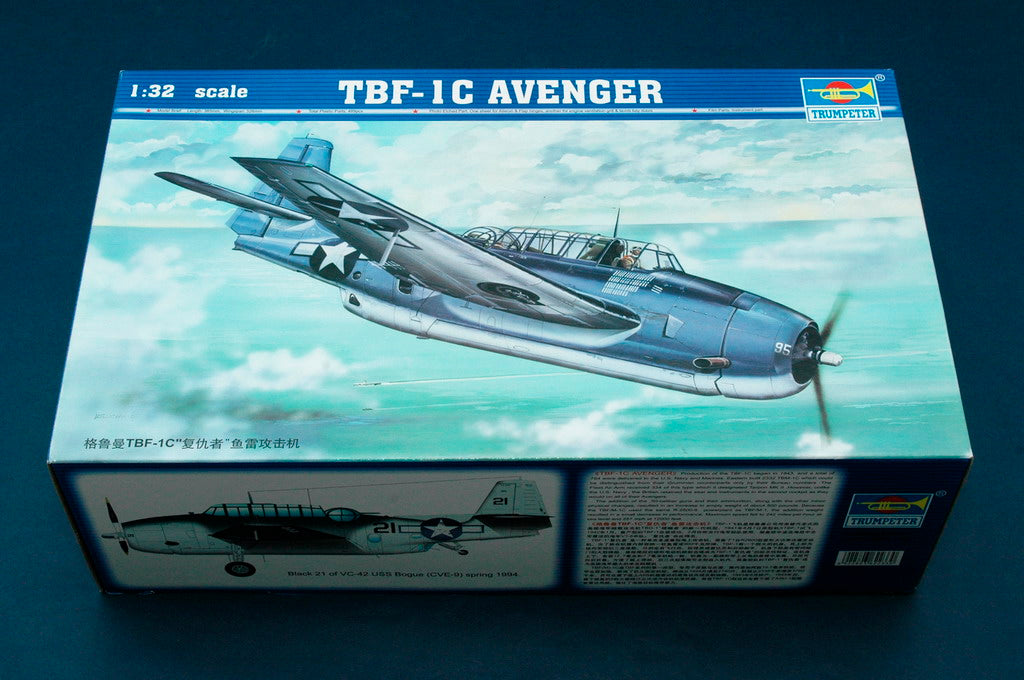 Trumpeter 1/32 Scale Grumman TBF-1C Avenger Plastic Model 02233 NZ Stock