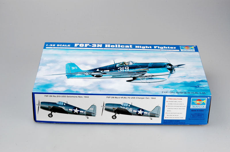 Trumpeter 1/32 Scale F6F-3N Hellcat Night Fighter Plastic Model 02258 NZ Stock