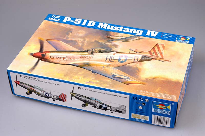 Trumpeter 1/32 P-51D Mustang IV 02275 WWII RAF British Fighter Aircraft Model Kit NZ Stock