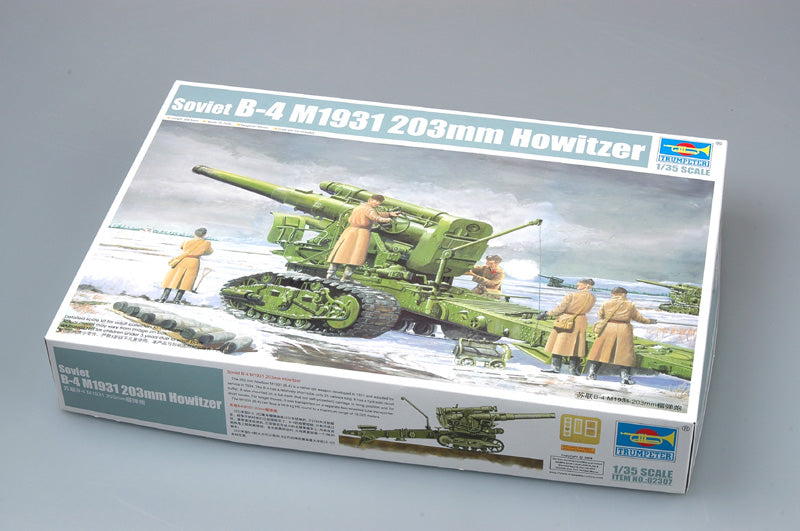 Trumpeter 1/35 Soviet B-4 M1931 203mm Howitzer for Voroshilovets Tractor 02307 Model Kit NZ Stock