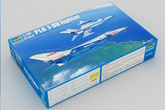 Trumpeter 1/48 PLA J-8B Fighter 02845 Chinese Shenyang J-8II Finback-B Supersonic Interceptor Jet Aircraft Plastic Model Kit NZ Stock