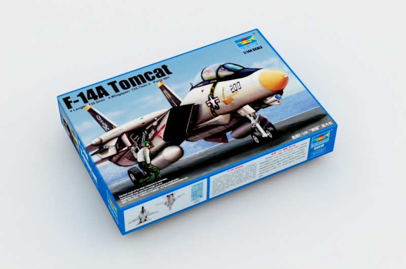 Trumpeter 1/144 F-14A Tomcat 03910 US Navy Carrier-Based Fighter Aircraft Model Kit NZ Stock