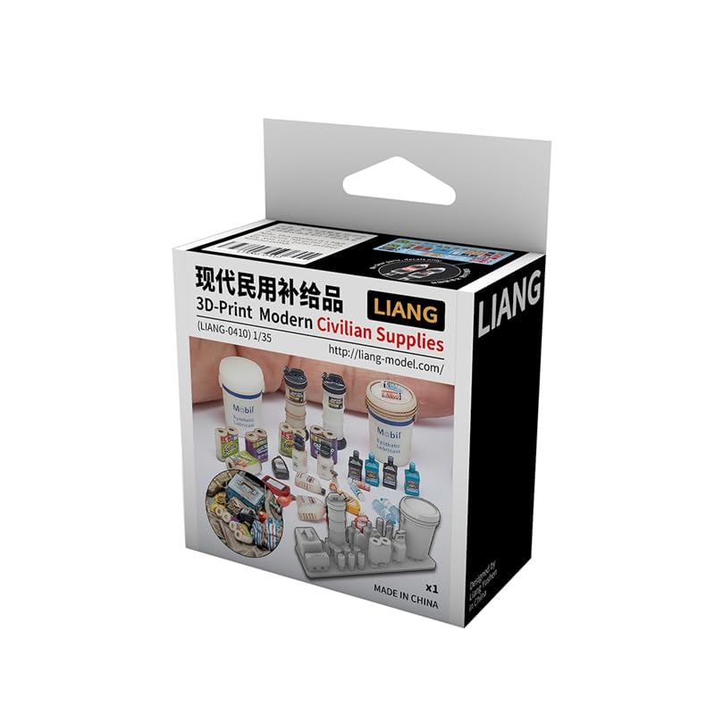 Liang Model 1/35 Scale 3D Print Modern Civilian Supplies LIANG-0410 Plastic Model Kit