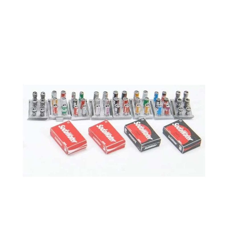 Liang Model 1/35 Scale 3D Print Soda Cans & Cardboard Boxes 2000s-2020s LIANG-0412