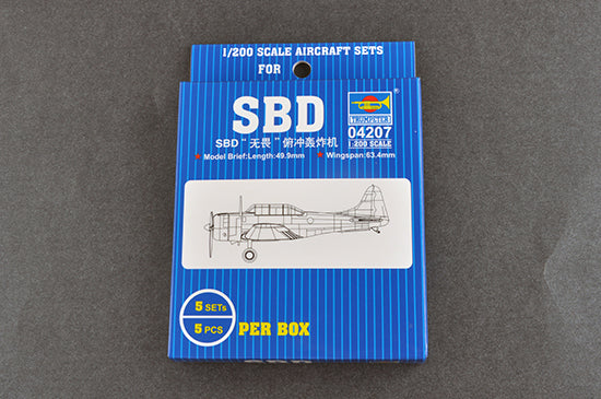 Trumpeter 1/200 Douglas SBD Dauntless 04207 WWII US Navy Dive Bomber Aircraft Plastic Model Kit NZ Stock