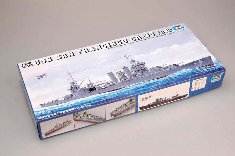 Trumpeter 1/350 Scale USS San Francisco CA-38 1942 Heavy Cruiser Plastic Model Kit 05309 NZ Stock
