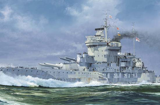 Trumpeter 1/700 Scale HMS Warspite 1942 British Battleship Plastic Model Kit 05795 NZ Stock