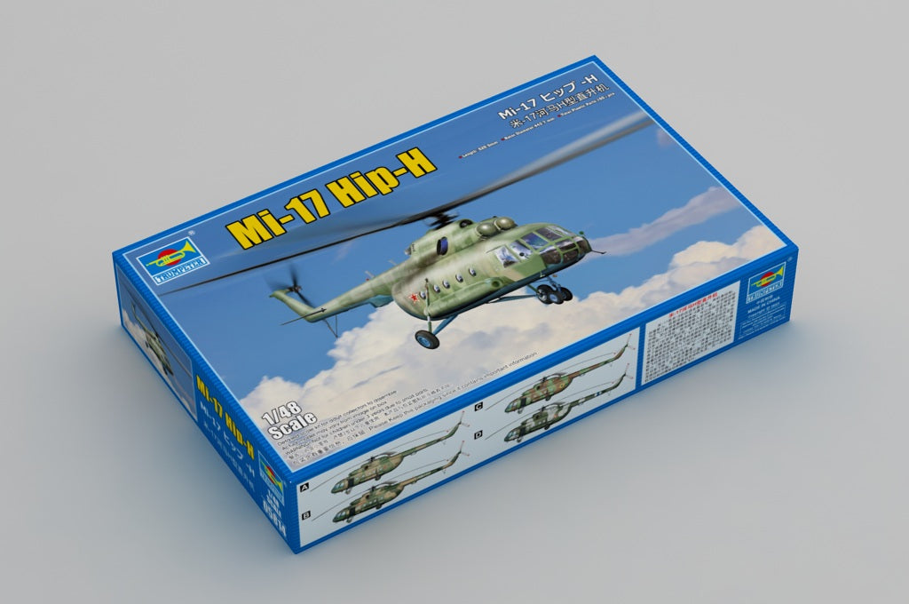 Trumpeter 1/48 Mi-17 Hip-H 05814 Soviet/Russian Transport Helicopter Model Kit NZ Stock