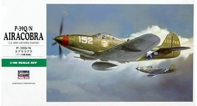 Hasegawa 1/48 Scale P-39Q/N Airacobra WWII Fighter Aircraft Plastic Model Kit 09093 NZ Stock