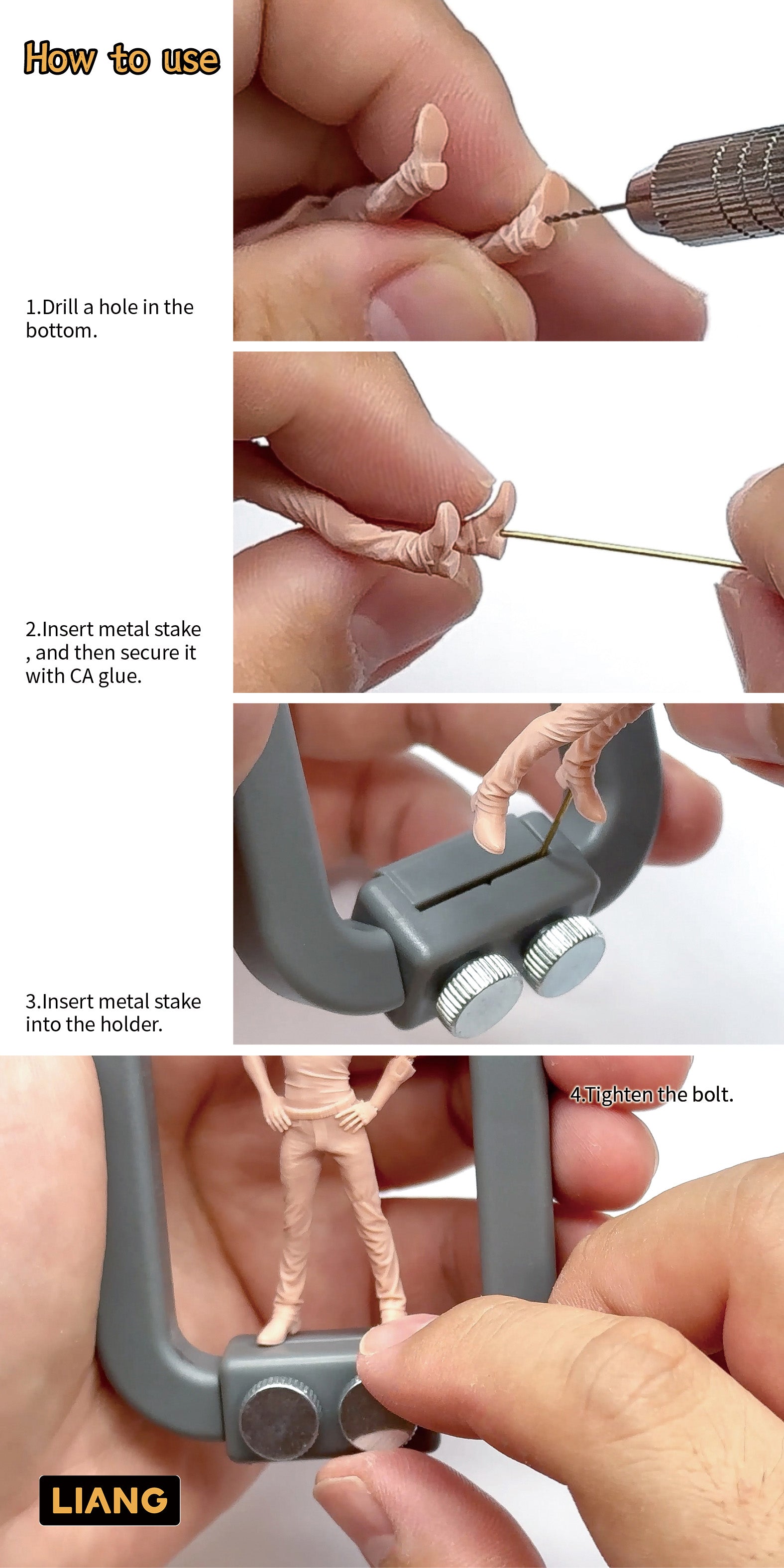 Liang Model Work Holder – Plus (85×51 mm) LIANG-0225a
