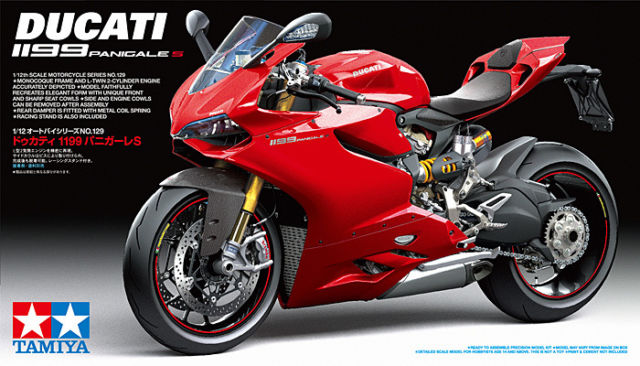 Tamiya 1/12 Scale Ducati 1199 Panigale S Plastic Model 14129 NZ Stock