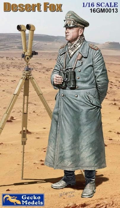 Gecko Models 1/16 “Desert Fox” Erwin Rommel 16GM0013 WWII German Field Marshal Figure Model Kit NZ Stock