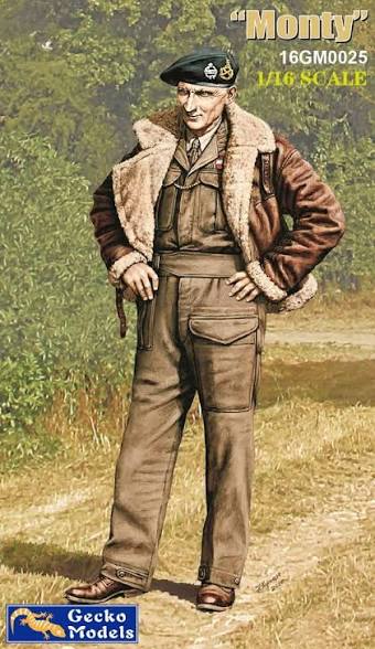 Gecko Models 1/16 “Monty” Bernard Montgomery 16GM0025 WWII British Field Marshal Figure Model Kit NZ Stock