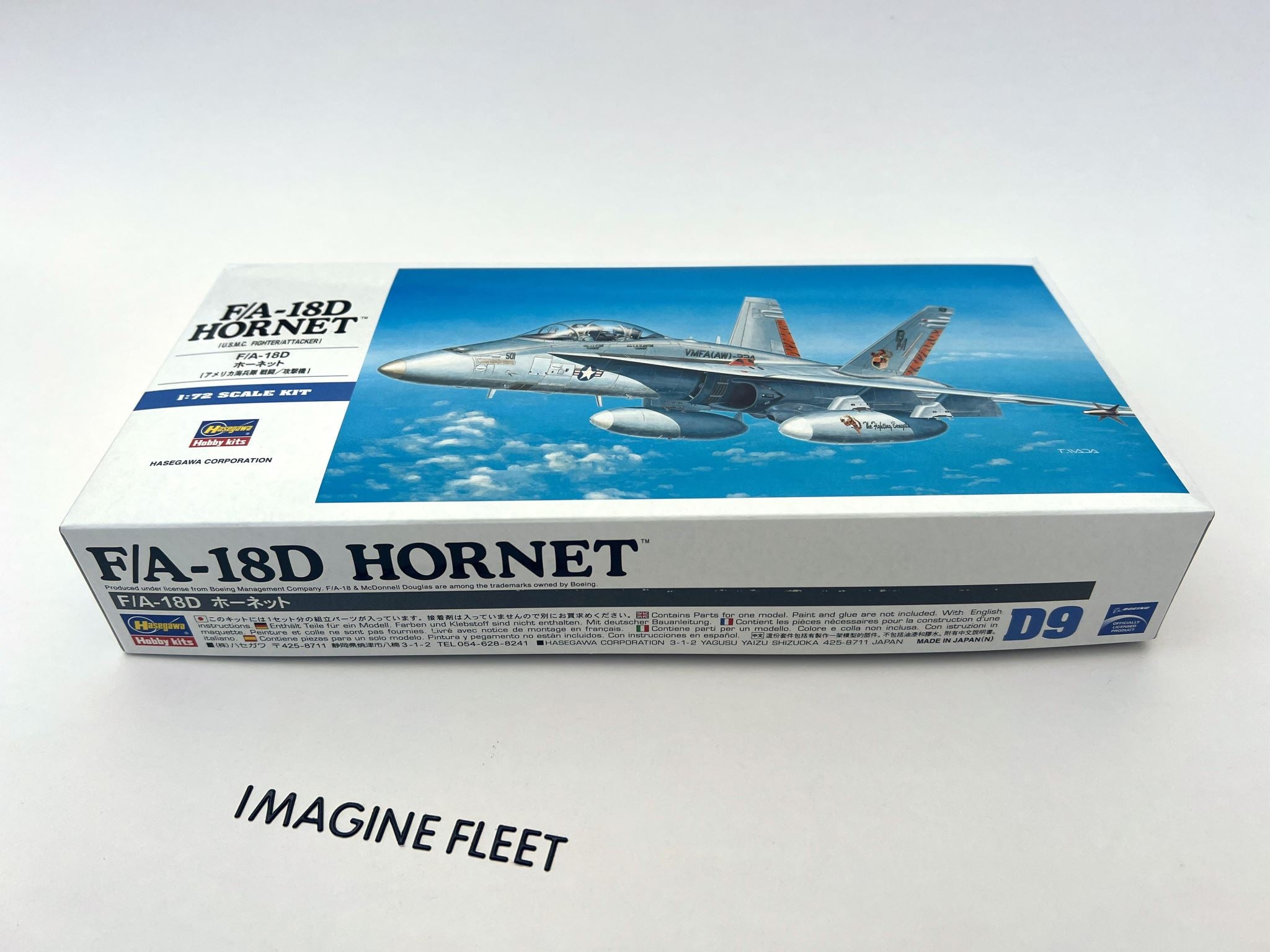 Hasegawa 1/72 F/A-18D Hornet – U.S.M.C. Fighter/Attacker (Kit 00439)