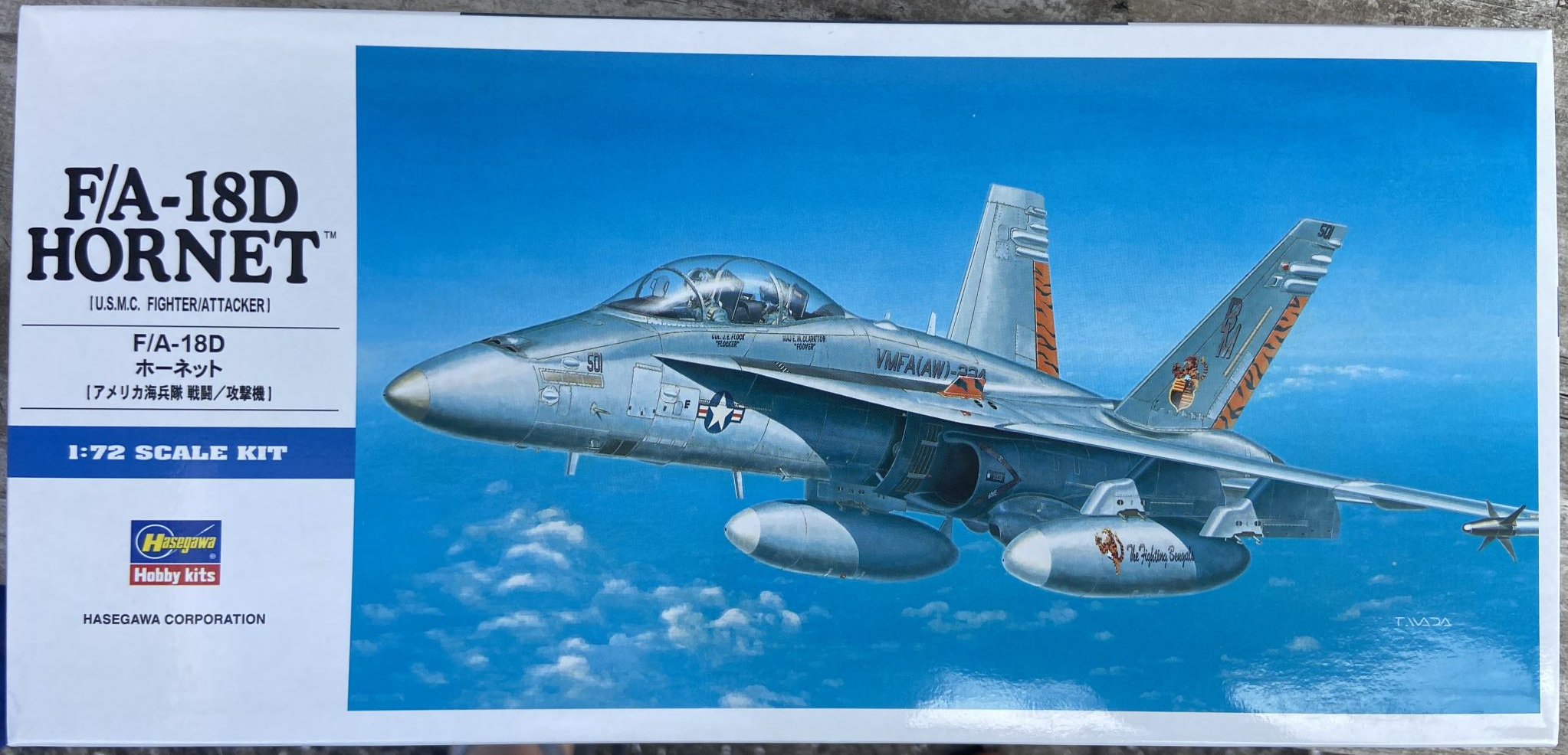 Hasegawa 1/72 F/A-18D Hornet – U.S.M.C. Fighter/Attacker (Kit 00439)
