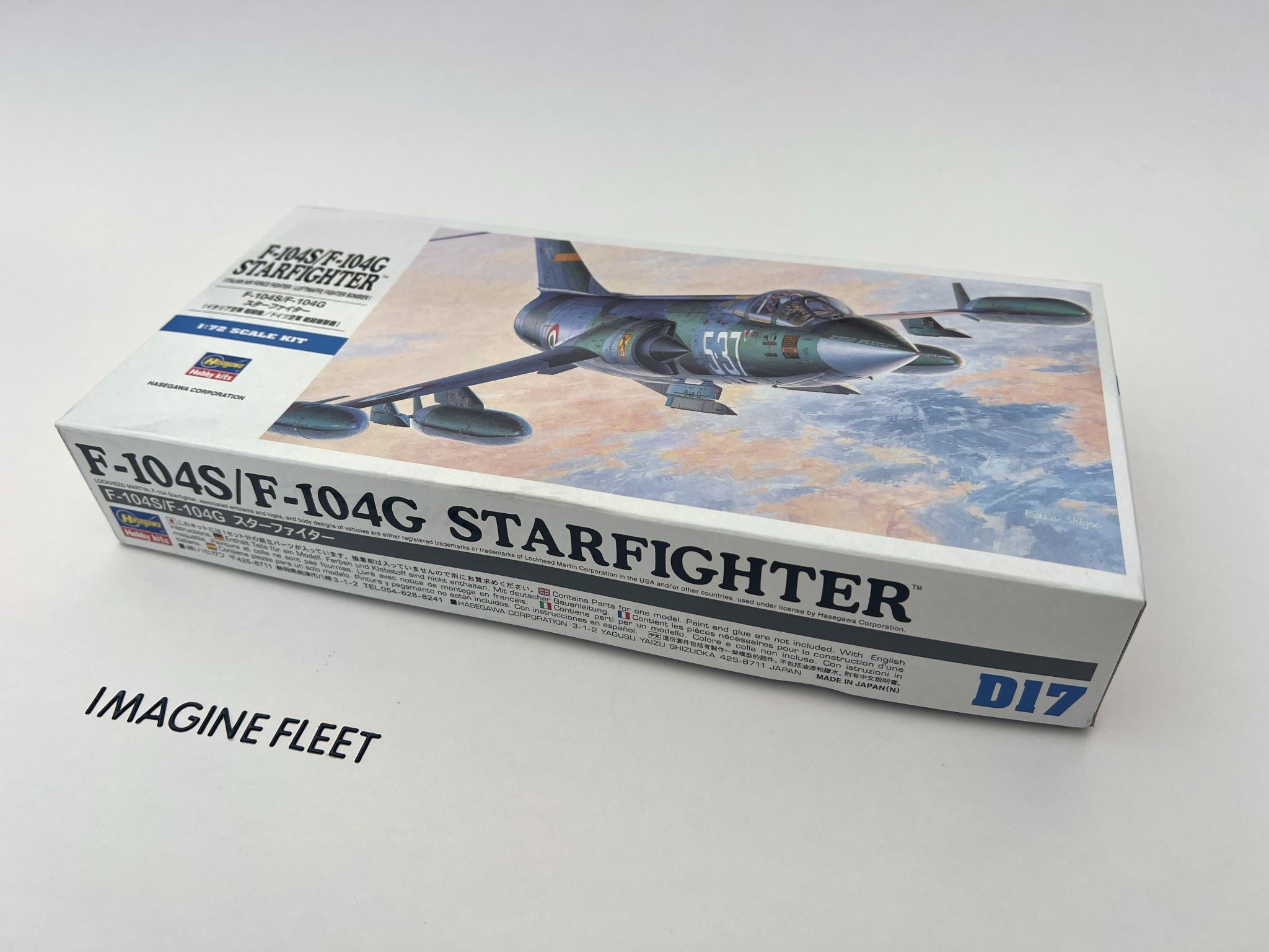 Hasegawa 1/72 F-104S/F-104G Starfighter – Kit No. D17