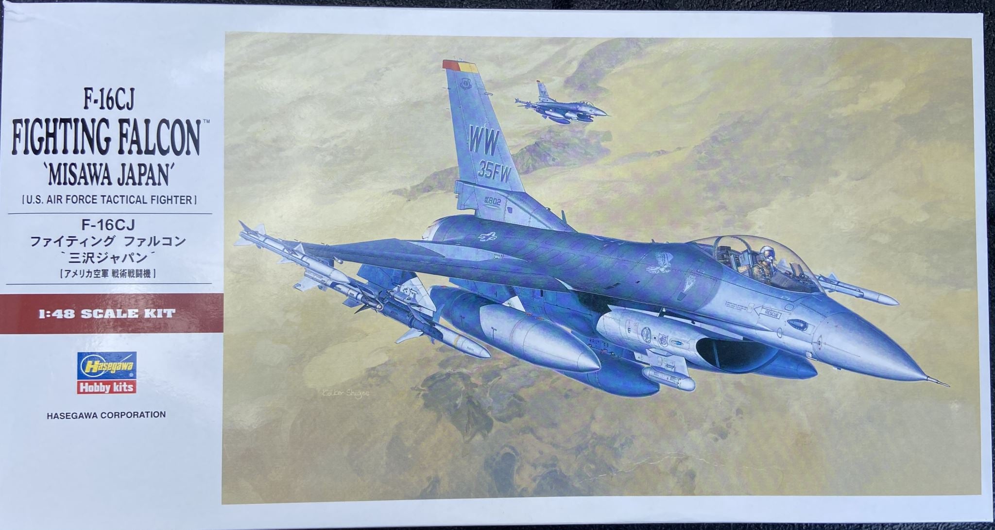 Hasegawa 1/48 F-16CJ Fighting Falcon ‘Misawa Japan’ (Kit No. 07232)