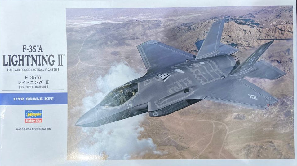 Hasegawa 1/72 F-35A Lightning II Stealth Fighter Aircraft E42 Plastic Model Kit NZ Stock