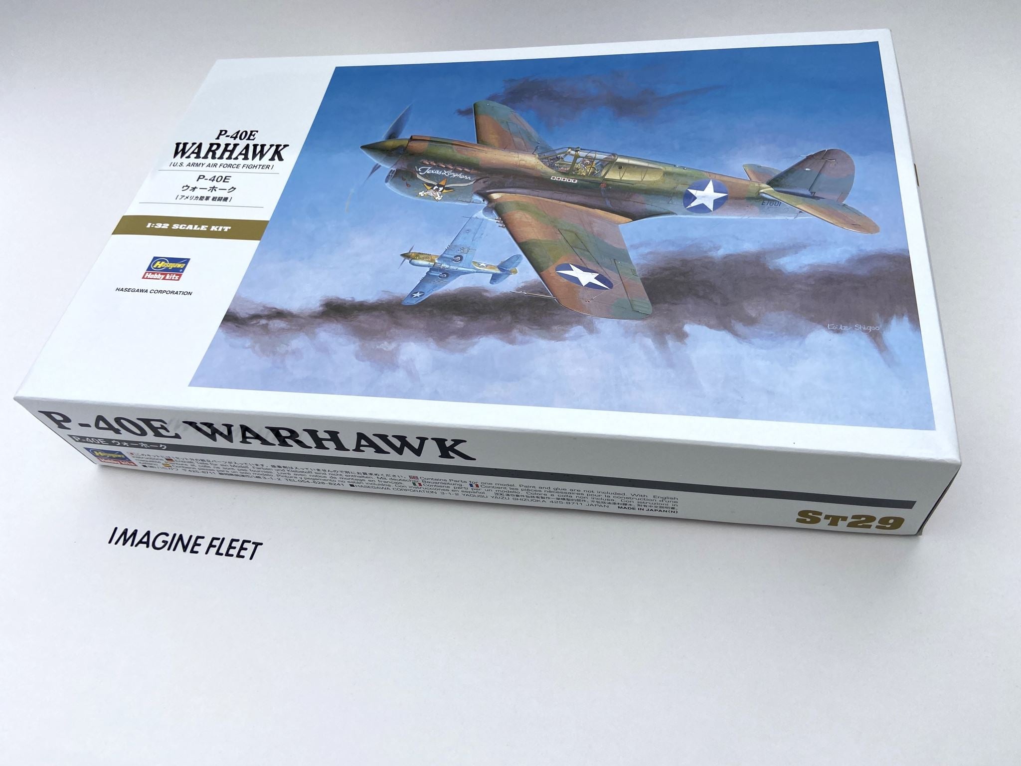 Hasegawa 1/32 P-40E Warhawk – U.S. Army Air Force Fighter (No. 08879)