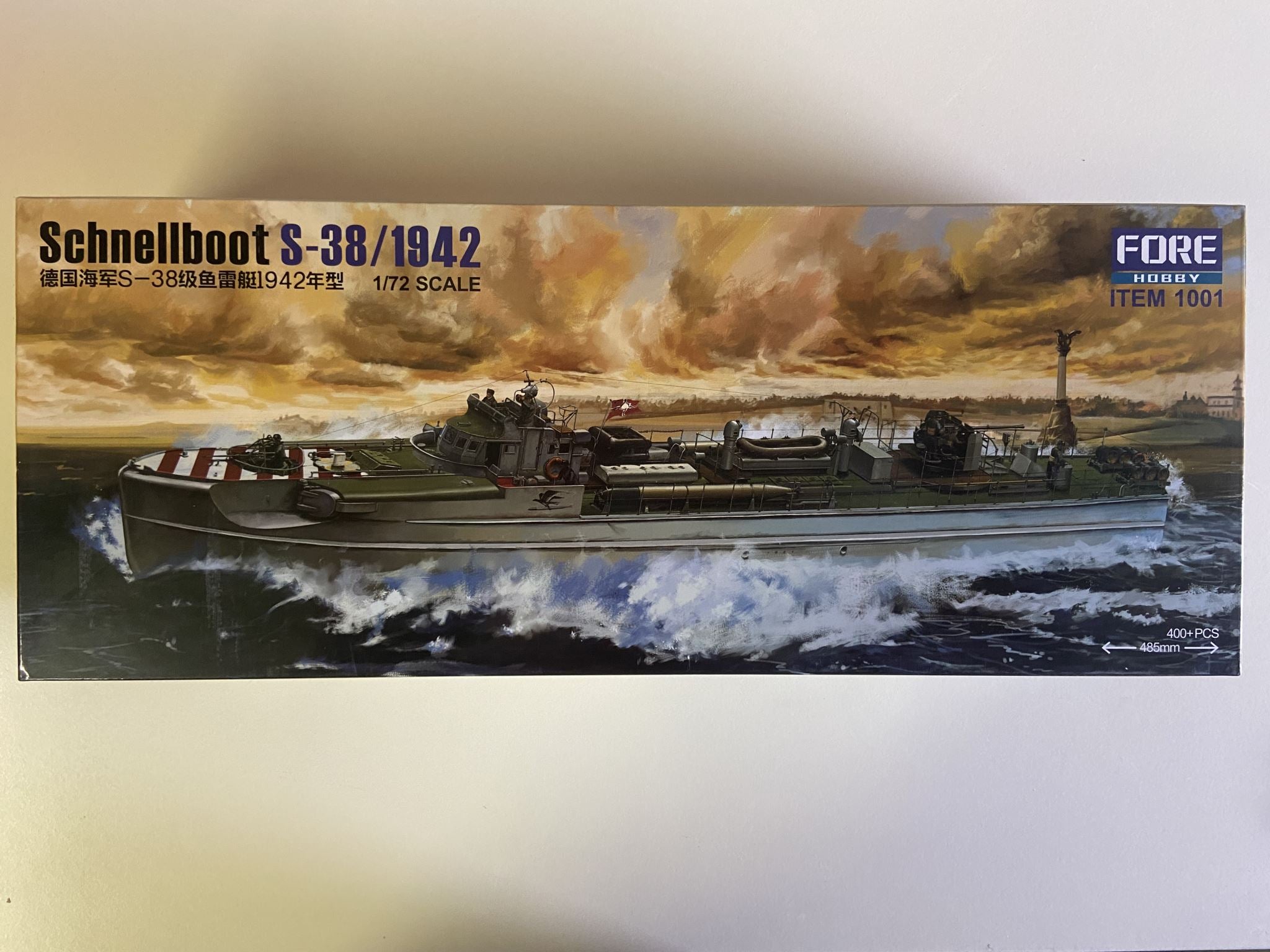 FORE HOBBY 1/72 Schnellboot S-38/1942 (No. 1001)