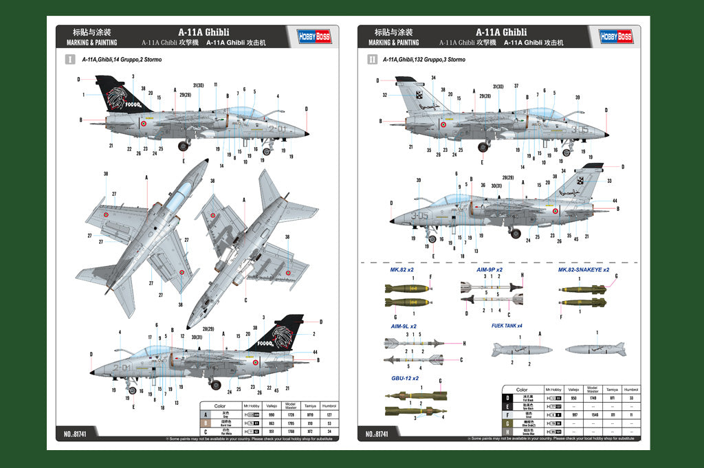 AMX Ground Attack Aircraft HobbyBoss | No. 81741 | 1:48
