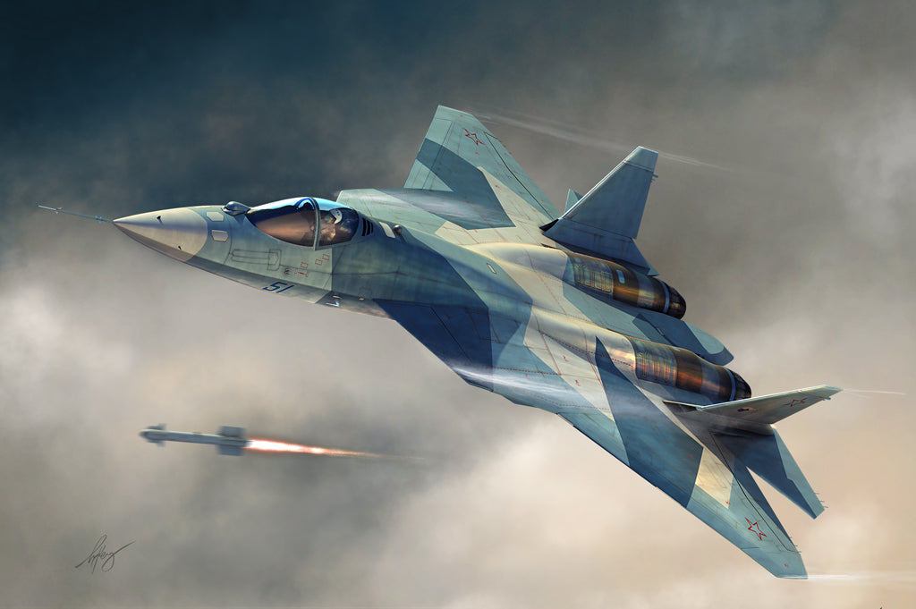 HobbyBoss 1/72 Russian T-50 PAK-FA Model Kit (No. 87257)