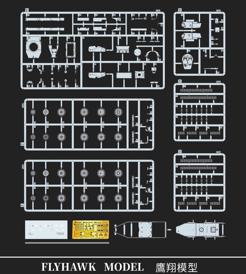 FlyHawk 1/72 Scale BT-7 Fast Tank 1937 (First Run Limited Edition) FH3016F Plastic Model Kit NZ Stock