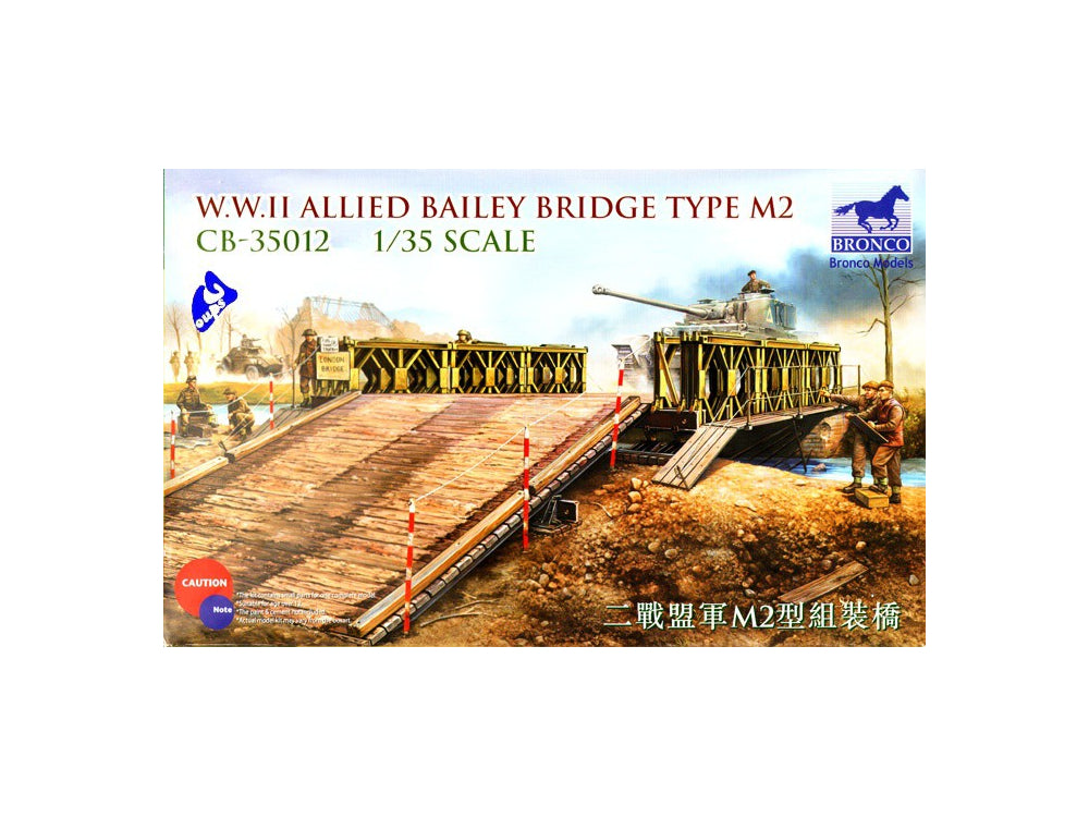Bronco 1/35 Scale WWII Allied Bailey Bridge Type M2 Military Engineering Plastic Model CB35012 NZ Stock