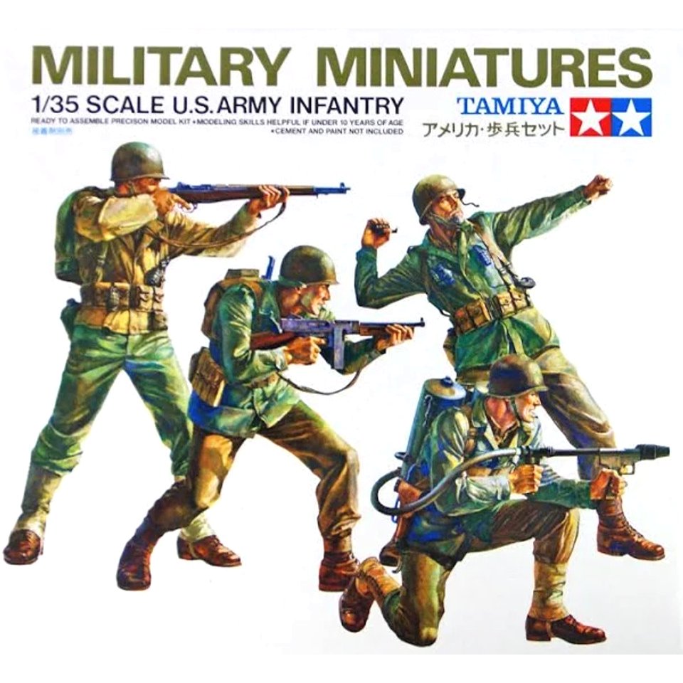 Tamiya 1/35 Scale U.S. Army Infantry Plastic Model 35013 NZ Stock