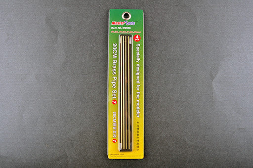 Master Tools 20cm Brass Pipe - Set 7 1x 1.5/1.6/1.8/2.0mm Trumpeter | No. 09936