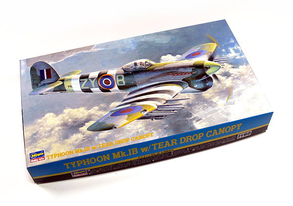 Hasegawa 1/48 Typhoon Mk.Ib w/Tear Drop Canopy – WWII British Fighter (Kit 09060)